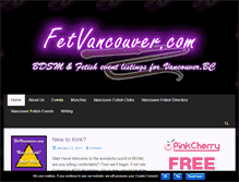 Tablet Screenshot of fetvancouver.com